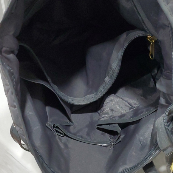 NWOT Joy Mangano Gray Quilted pocketbook - Picture 7 of 10